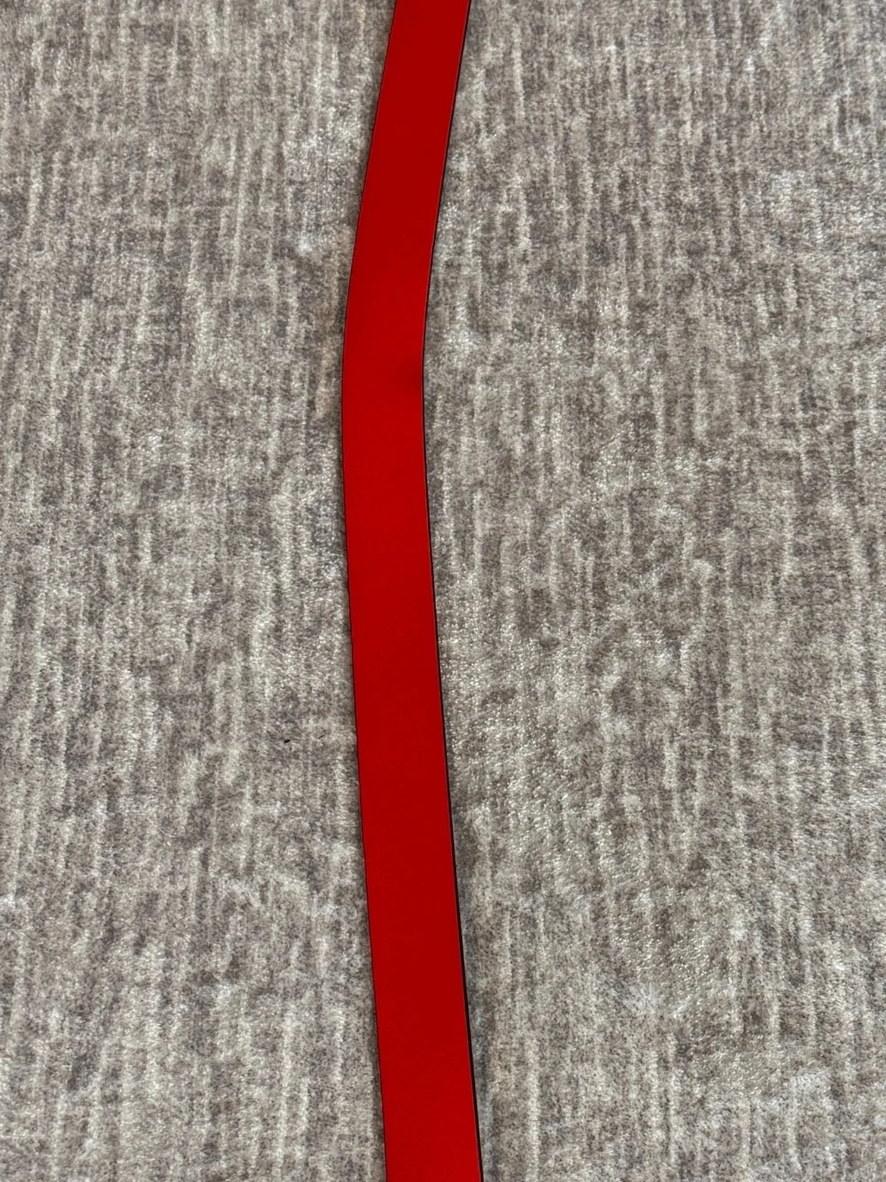 Christian Louboutin Black Leather Belt with Script Logo Buckle
